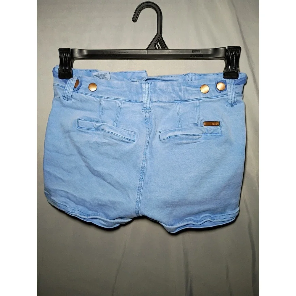 BKE Womens Blue Casual Jean Shorts Size 25 Denim Cotton Blend Short - Picture 7 of 10